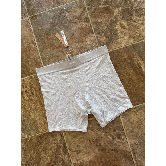 Skims Boyfriend Boxer Light Heather Grey Size Medium - Picture 5 of 12